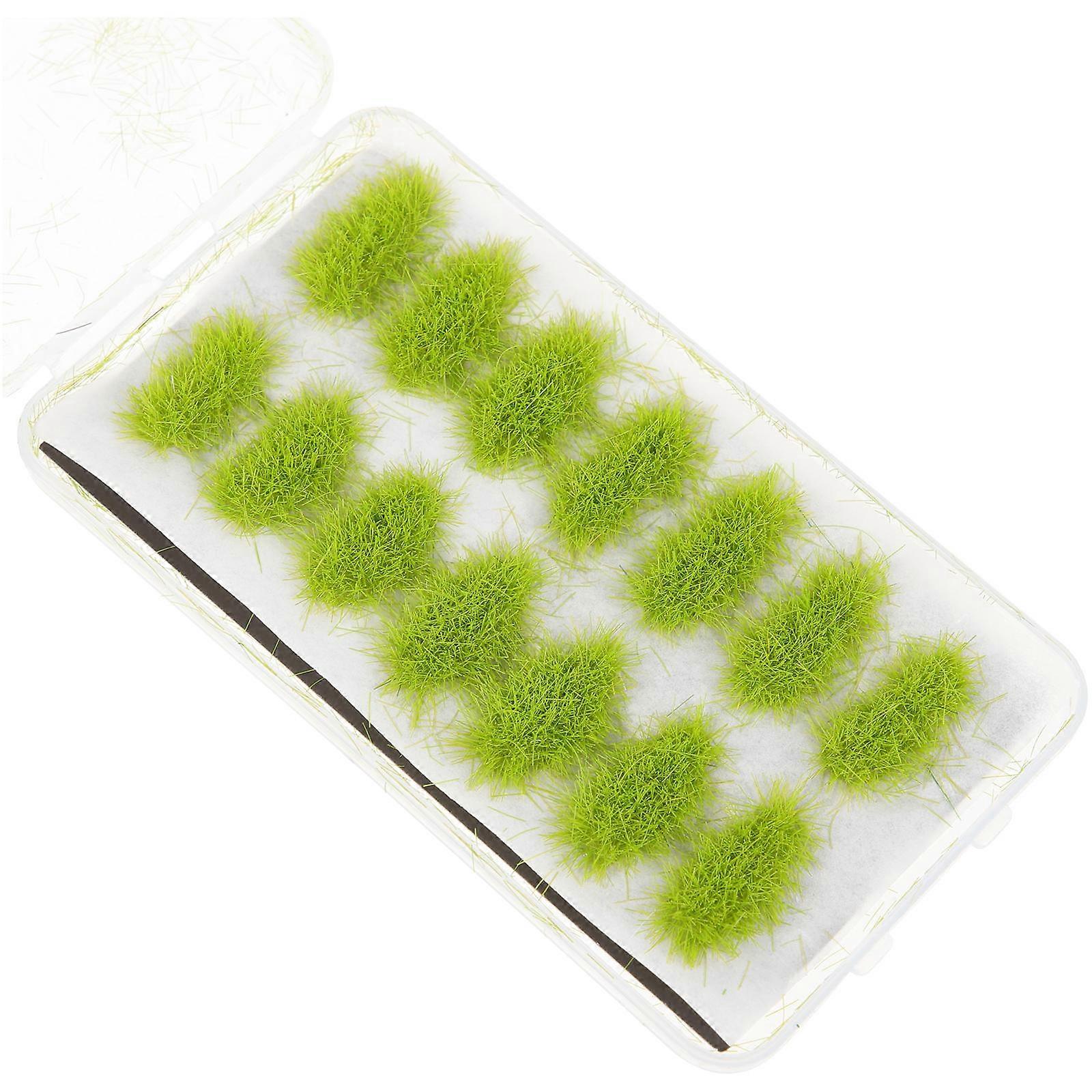 Plastic Grass Cluster Static Grass Tuft for Diorama Model 1 Box Green