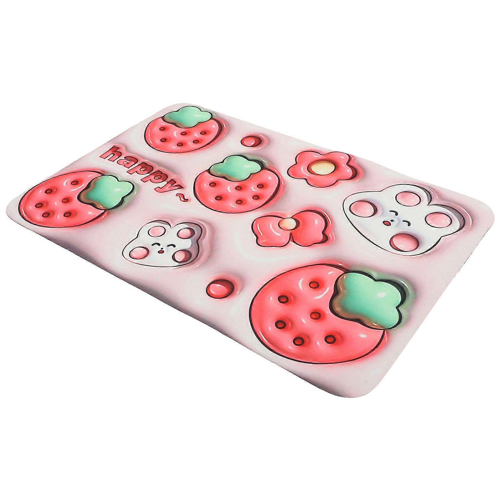 Absorbent Bath Mat Bathroom Floor Mat with Anti-Skid 2Pcs Pack