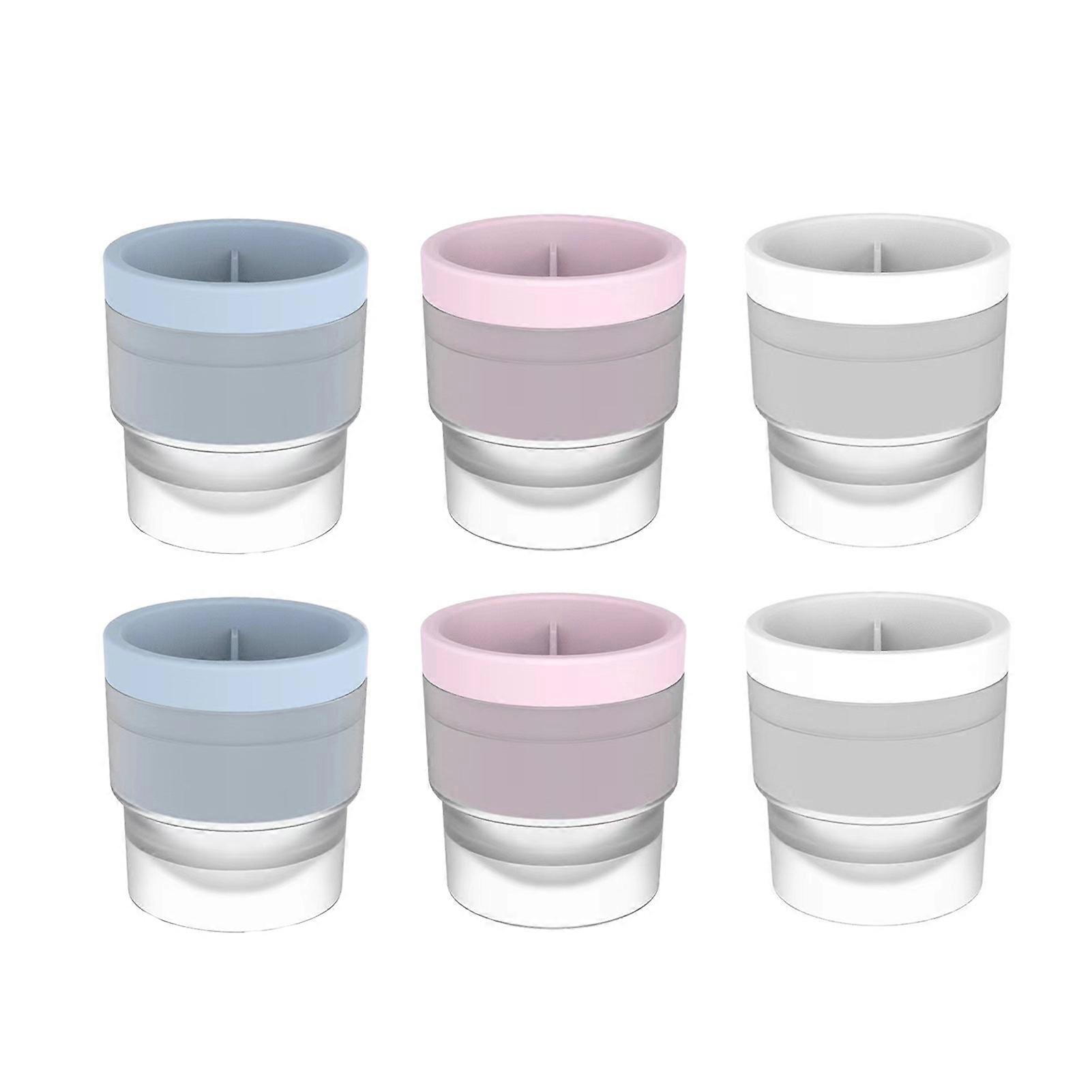 Ice Ball Maker Mold 2.4 Inch Ice Ball Mold Stackable Silicone Easy Release Ice Cube Mold Spherical