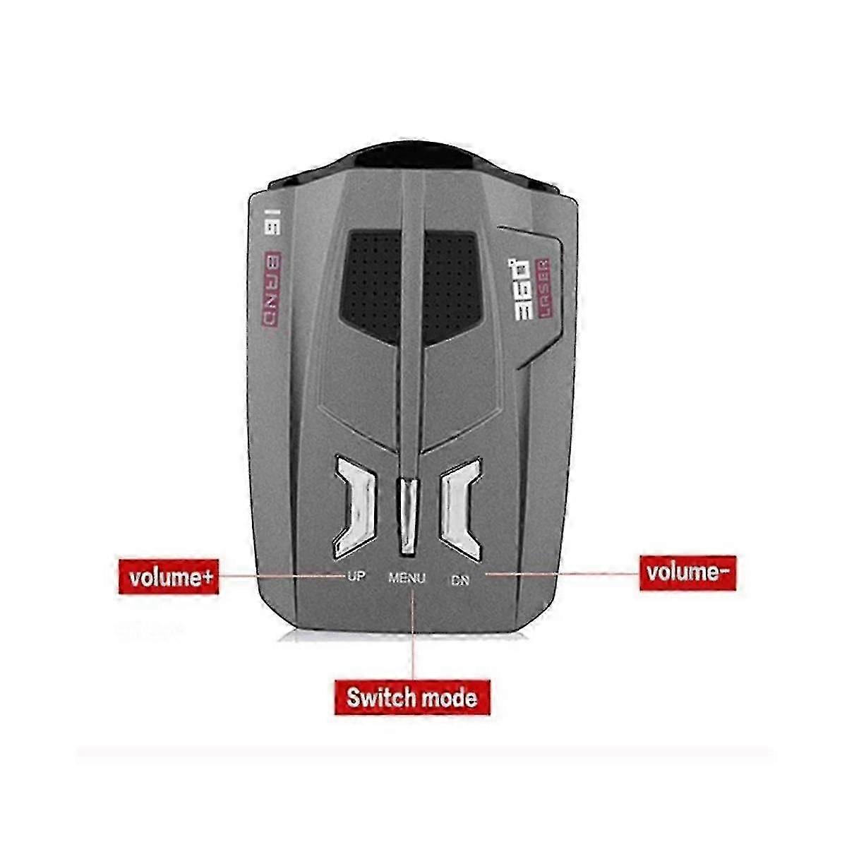 V9 Auto-Radarwarnsystem mit mehrsprachiger Sprachausgabe