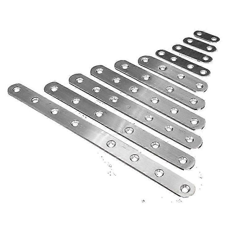 Stainless Steel Thickened Straight Piece Angle Code Flat Bracket Angle Code In-line Angle Code Connector