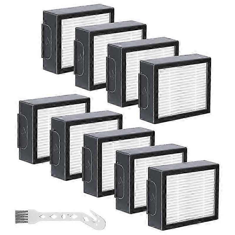 9Pcs Replace HEPA Filter for iRobot Roomba Series: E5 I3(NOT for J7+)