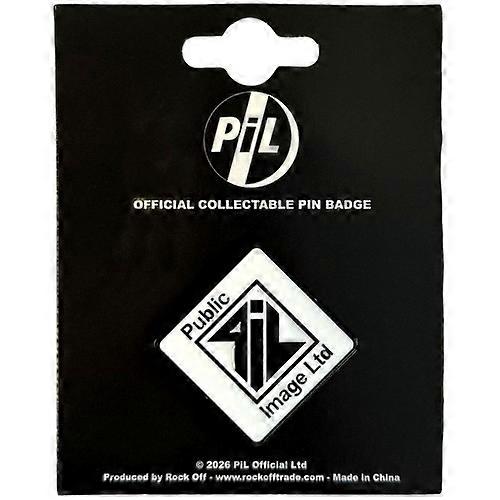 PIL (Public Image Ltd) B&W Pin Logo Badge