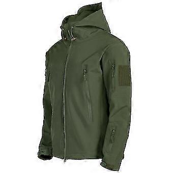Giacche militari in pelle di squalo, softshell, tattiche, antivento, impermeabili, da uomo, giacche da combattimento dell'esercito, cappotti bomber con cappuccio da uomo