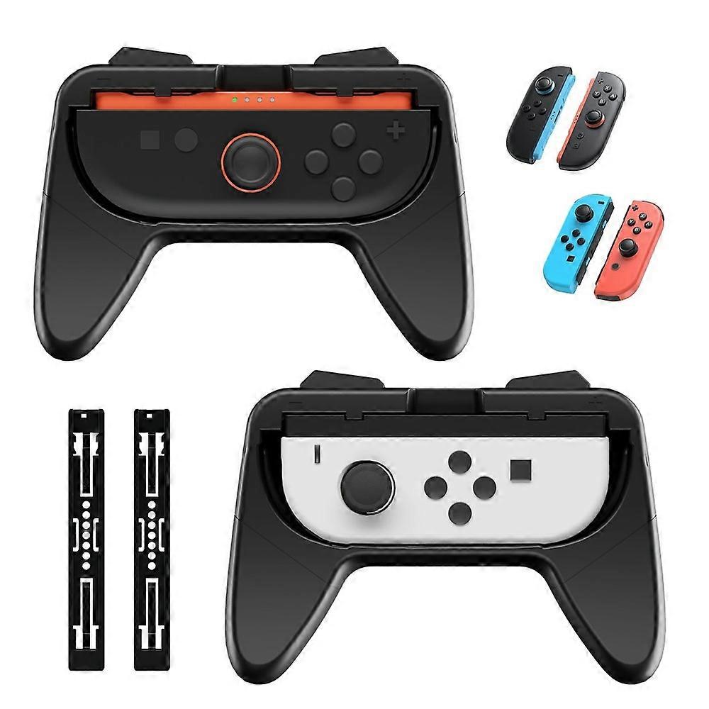 Compatible For Nintendo Switch OLED / Switch 2 2Pcs Gaming Controller Grips Ergonomic Comfortable Handheld Holder