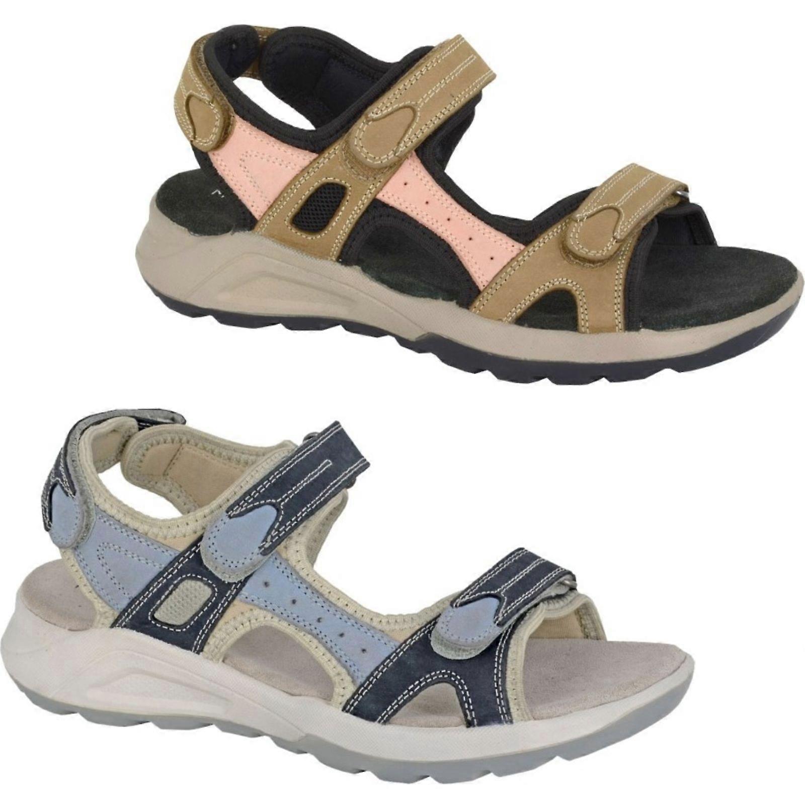 Mod Comfys Womens 3x Touch Fastening Walking Sandals