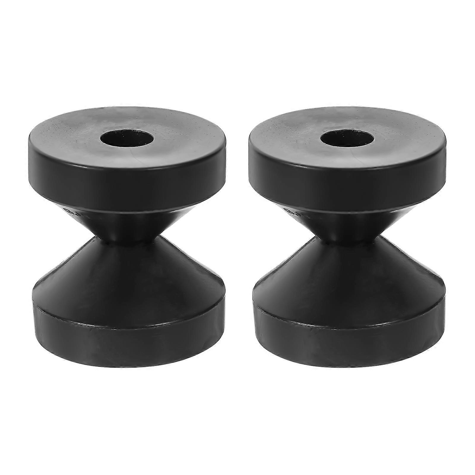 Bed Headboard Stopper for Bed Use 1Set Adjustable Black Material