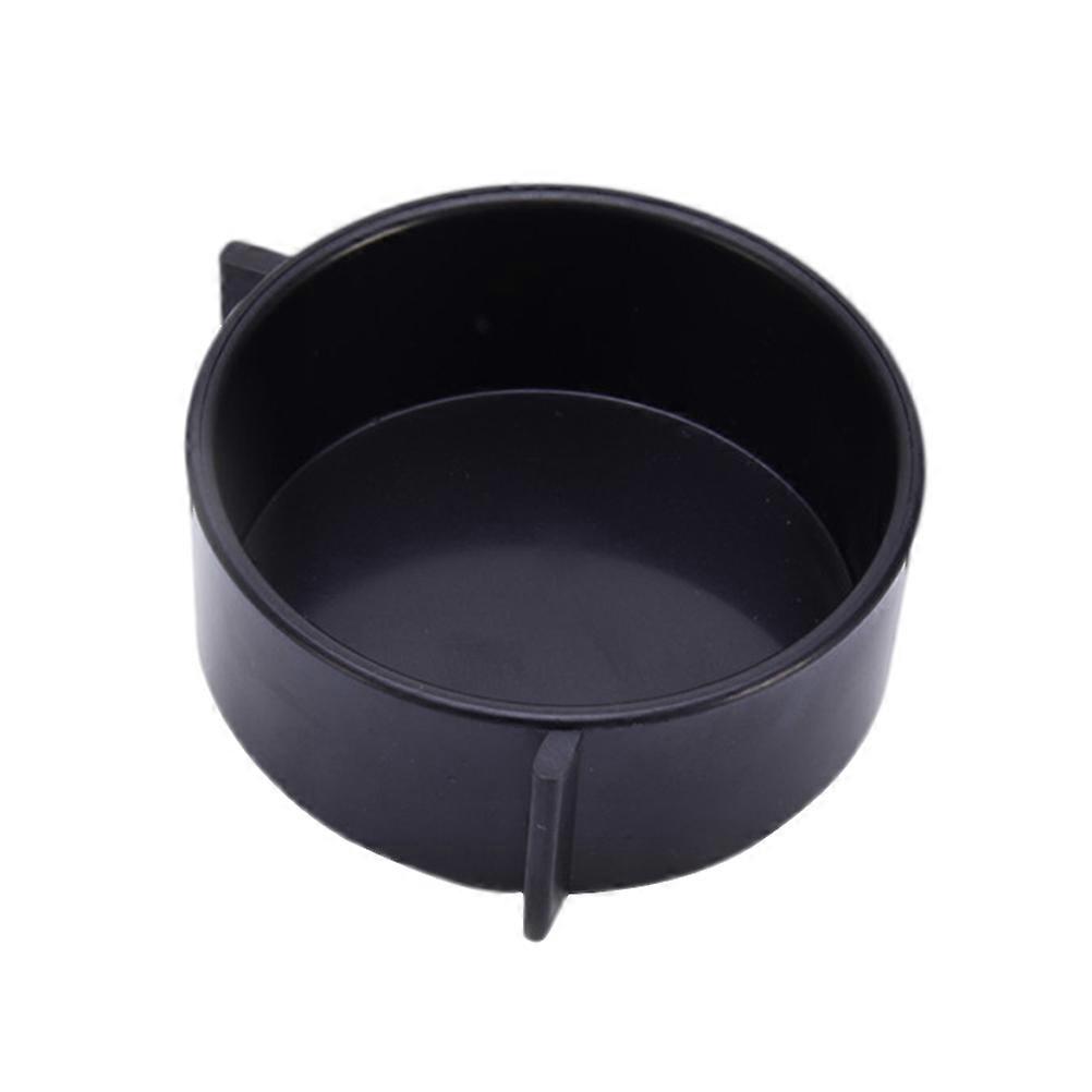 Foderbeholder til reptiler i plastik, 1 stk., sort