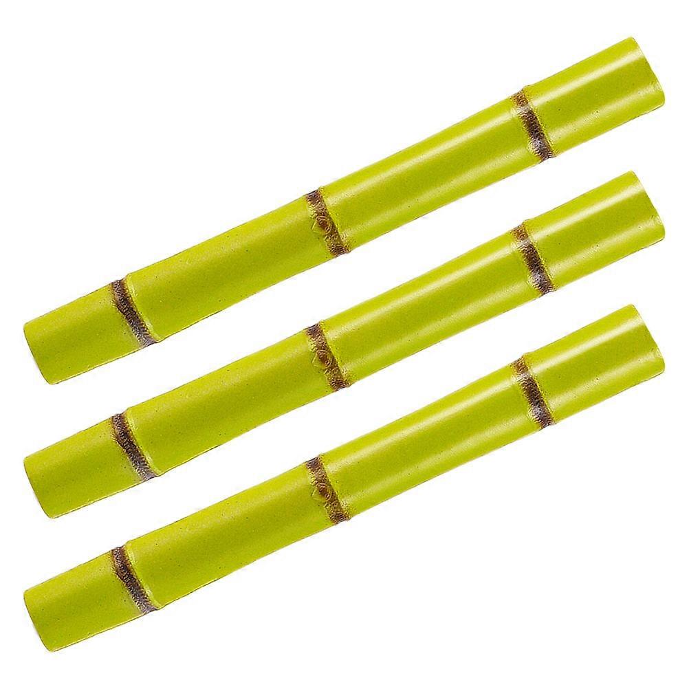 Simulation Sugarcane Artificial Fruits for Decor 3Pcs Plastic Kitchen Props