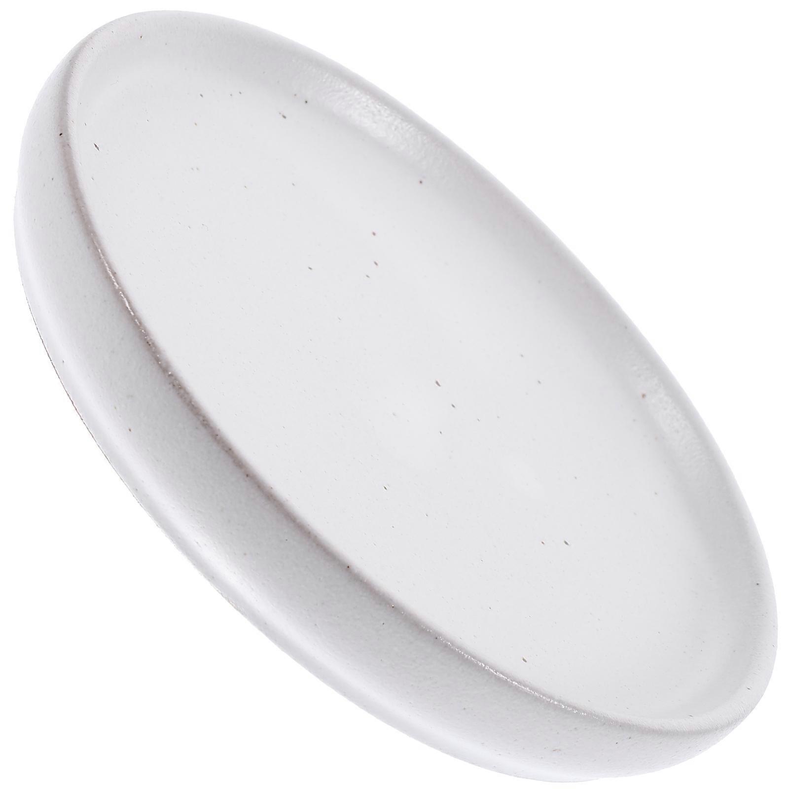 Ceramic Appetizer Dish for Storage Use White Ceramic Food Plate