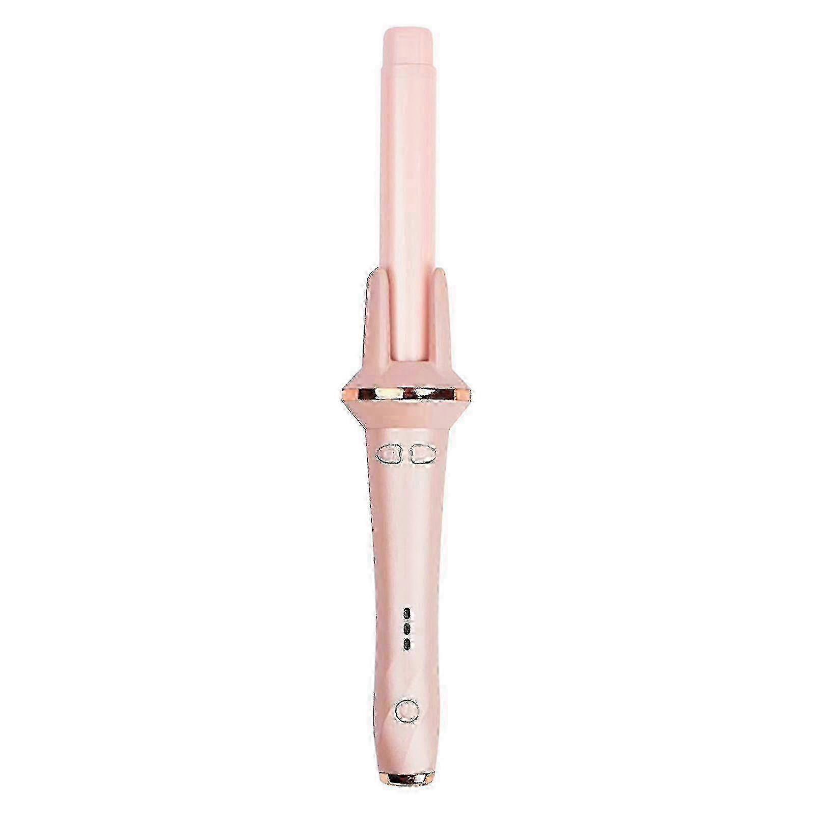 Self-rotating curling wand for comfortable left/right curls