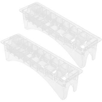Lot de 2 boîtes de rangement pour peignes de coiffure