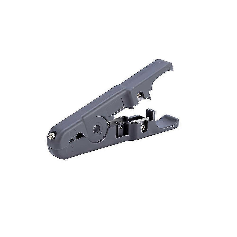 Network Cable Stripper Wire Cutter Stripping Tool compatible with Round / Flat UTP STP
