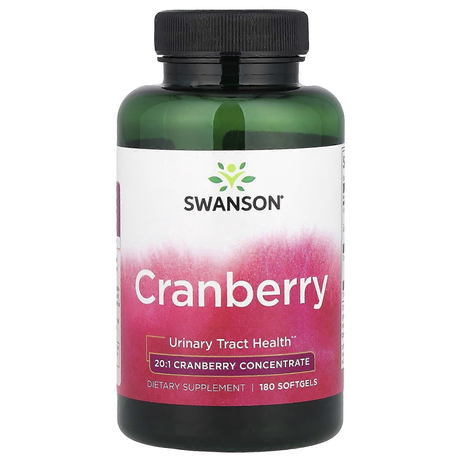 Swanson, Cranberry, 180 Softgels, 2-Pack