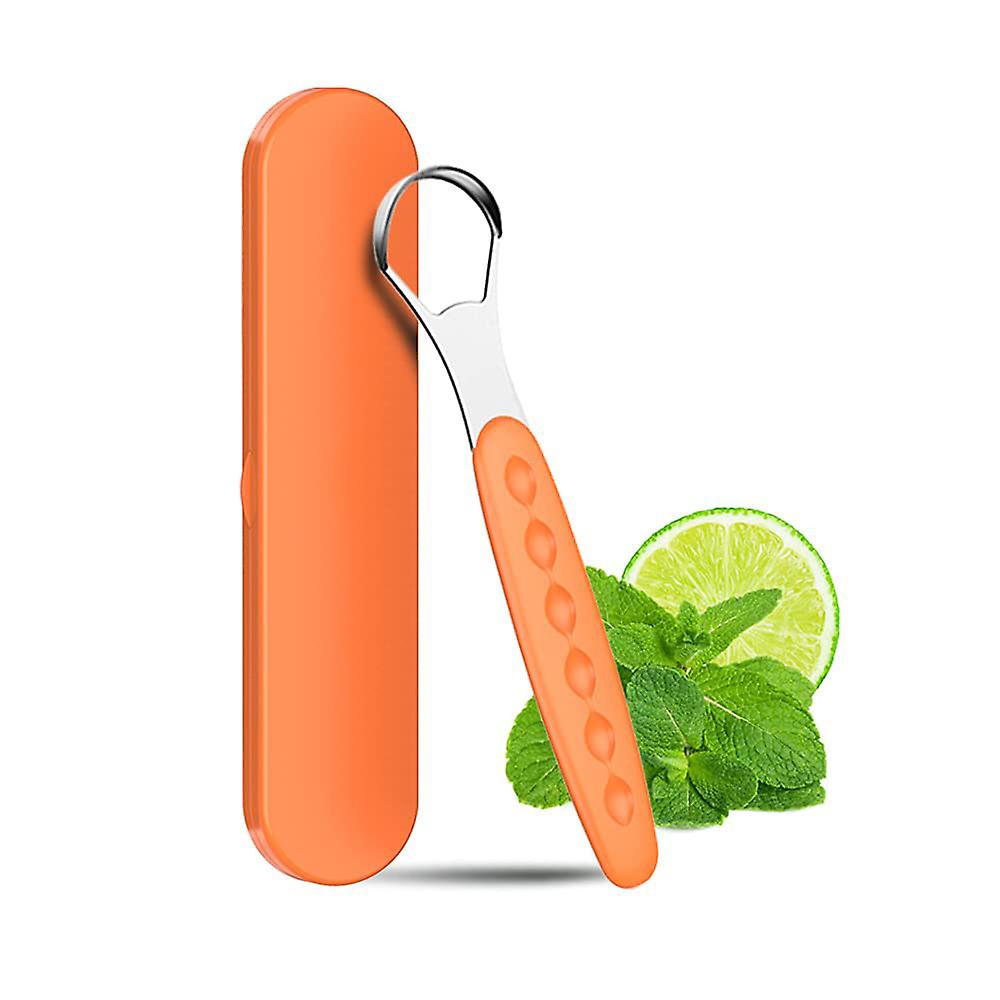 大人と子供のための舌スクレーパークリーナー、医療グレードの金属舌ブラシセットフレッシュブレス歯科エリミナ用