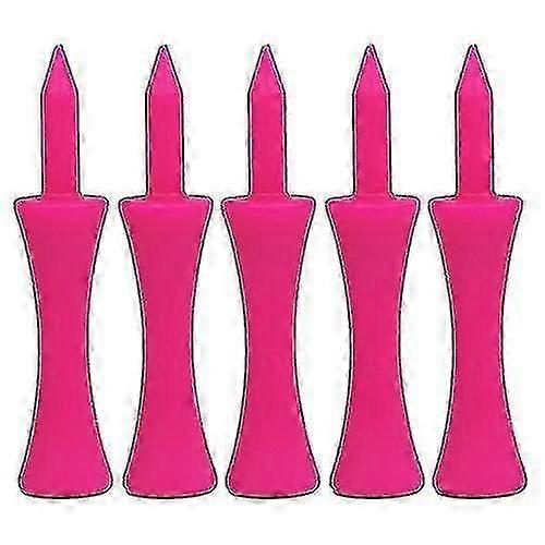 100 Bright Pink Castle Golf Tees