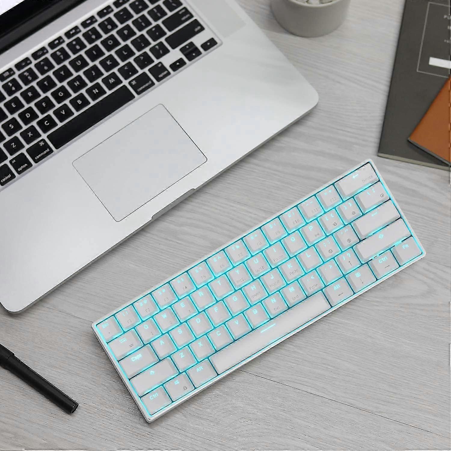Rk61 Wireless 60% Mechanical Keyboard, 61 Keys Bluetooth