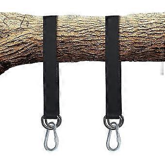 2 PCS Tree Swing Straps Hanging Kit, 2200 lbs Load Capacity with Heavy Duty Stainless Steel Carabiners for Swing Seat, Plank, Camping Hammock