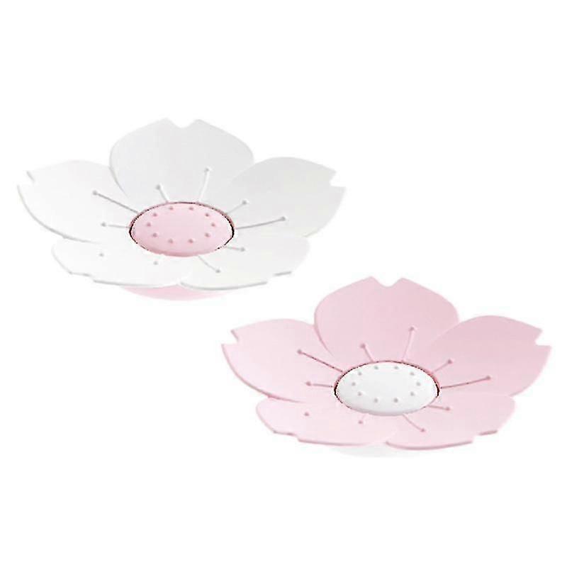 2pcs Soap Dishes, Flower Soap Dish