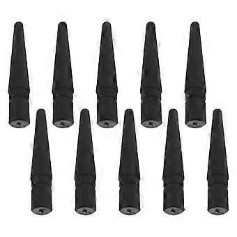10pcs Rv Awning Tent Pole End Caps: Tarp Pole Connectors - Plastic Replacement Accessories For Camping Hiking Outdoor Tarp