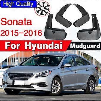 4 PCS Front Rear Car Mudflap for Hyundai Sonata ECO SE 2015~2016 i45 LF Fender Mud Guard Flap Splash Flaps Mudguards Accessories