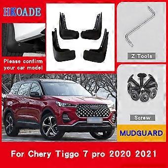 Car Fender Mud Flaps For Chery Tiggo 7 pro 2020 2021 Mudguards Splash Guards Fender Mudflaps Car Fender Accessories