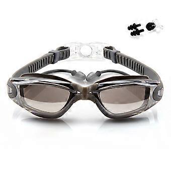 Swimming Goggles Professional Electroplate Anti Fog and UV Protection Swim Men Women No Leaking Glasses