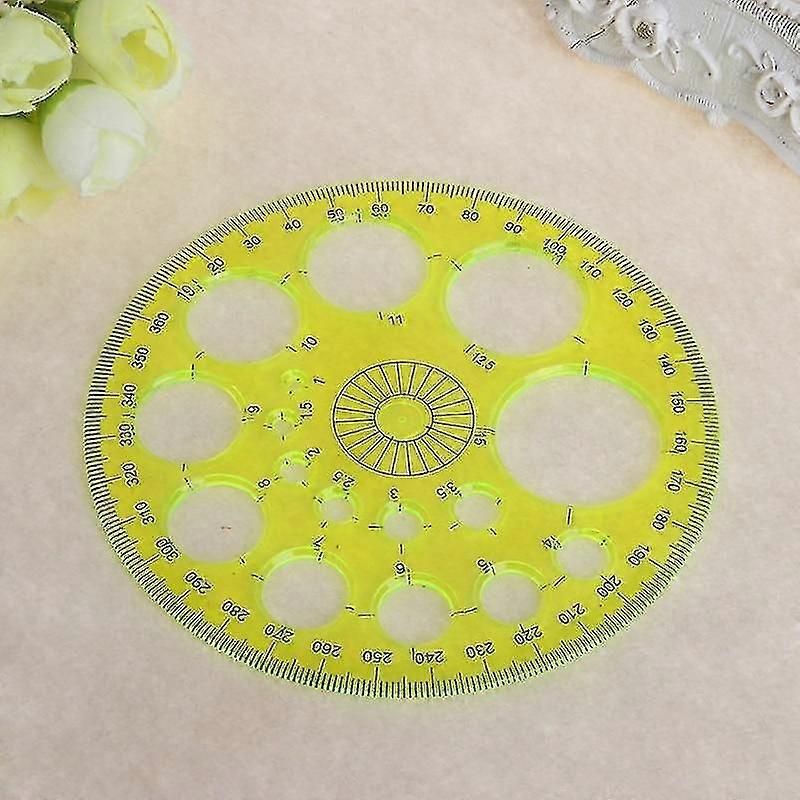 360 Degree All Round Ruler- Circle Template-Yvan