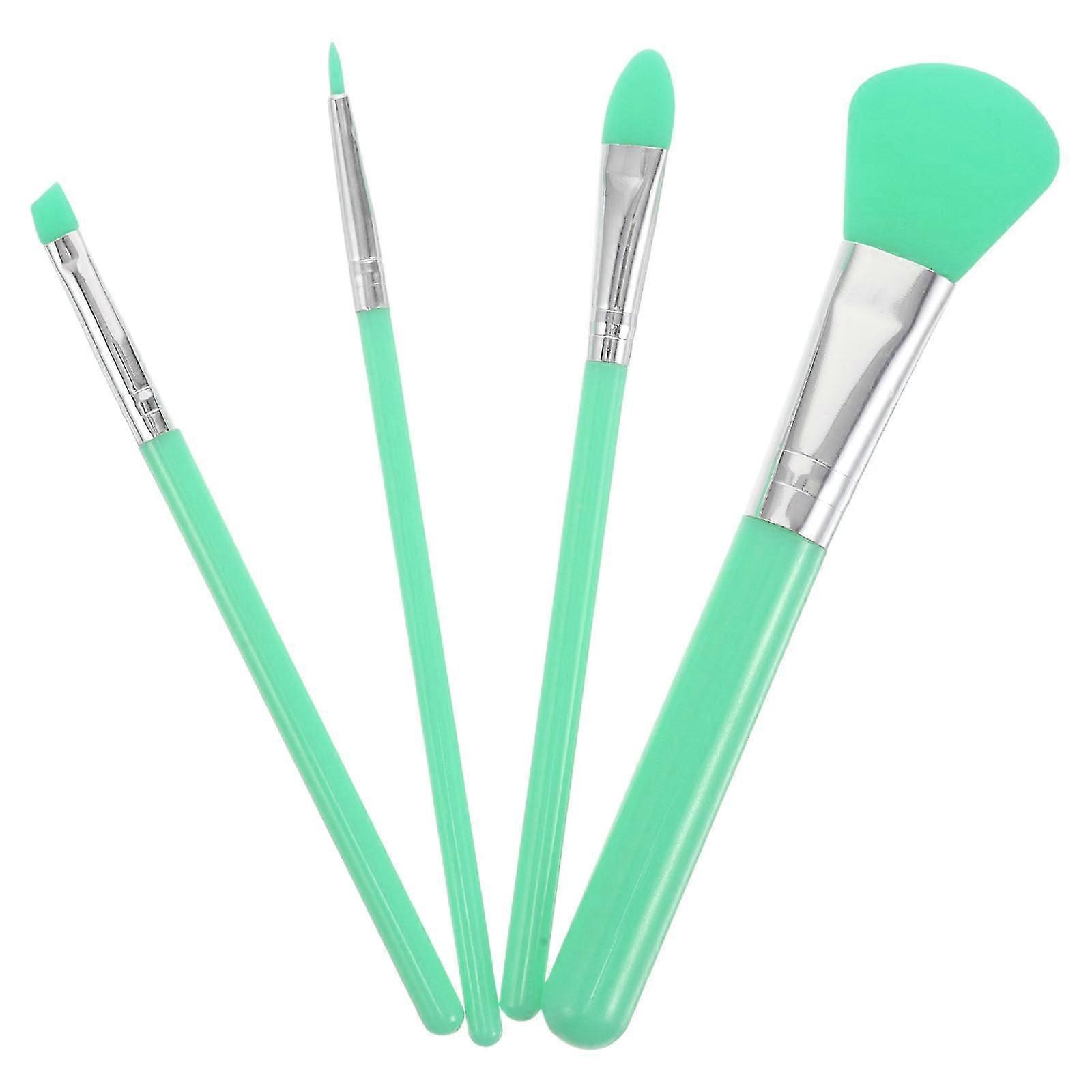 Silicone Makeup Brush Set for Multi-Functional Face Applicator Tool 1Set