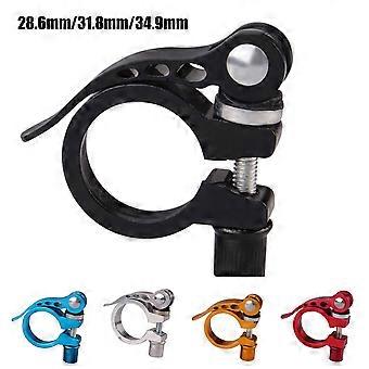 Abraçadeira de canote de selim para bicicleta, 28,6/31,8/34,9 mm, clipe de liberação rápida para tubo de selim de bicicleta de montanha, ferramenta para ciclismo.