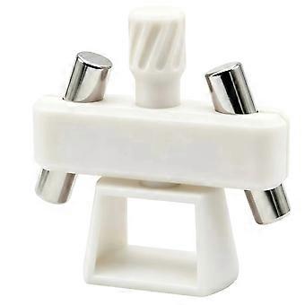 Cat'S Eye Gyroscope Cat'S Eye Glass Bead Nail Art Tool Creativ and Powerful Magnet Nail Supplies White