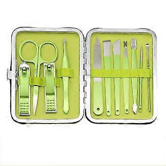 manicure pedicure set nagelknippers 8/11pcs roestvrij staal manicure kit gereedschap voor nagel
