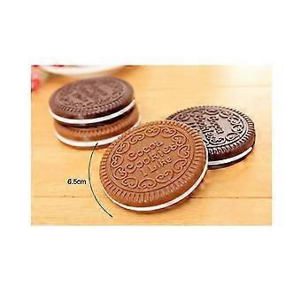 Mini Makeup Mirror Chocolate Cookies Mirror for Daily Use Portable