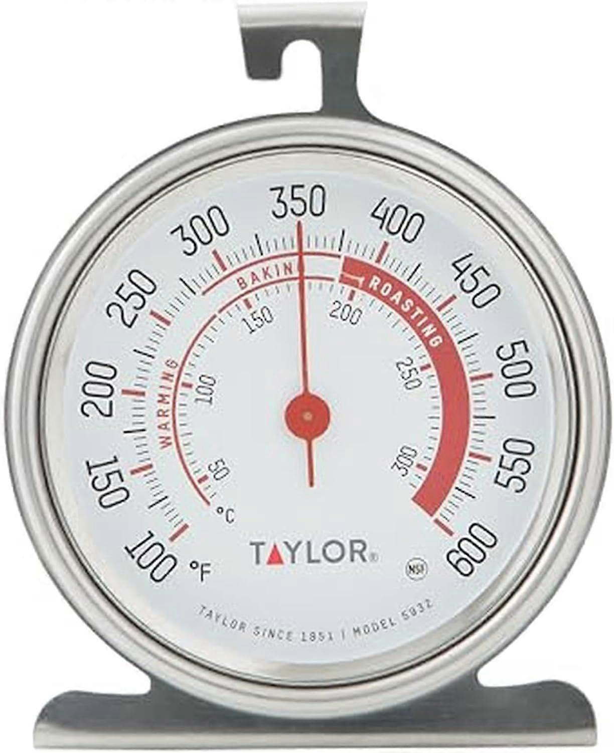 Large Dial Thermometer, Silver