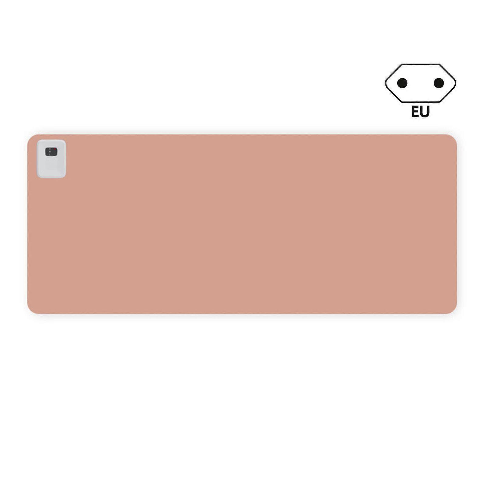 Solid-Color Heated Mouse Desk Pad Quick Heating Waterproof Mouse Mat for Home Study Office