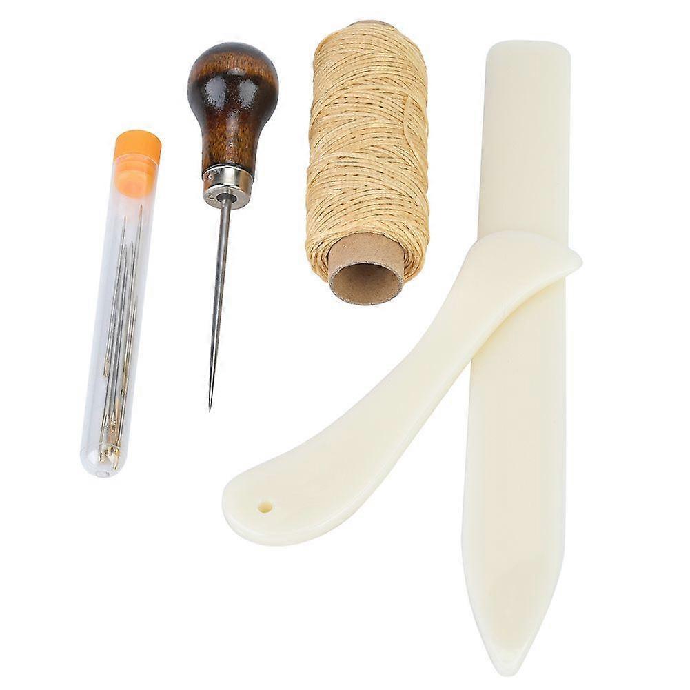 Practical Leather DIY Craft Stitching Poking Needle Sewing Working Hand Tool Kit