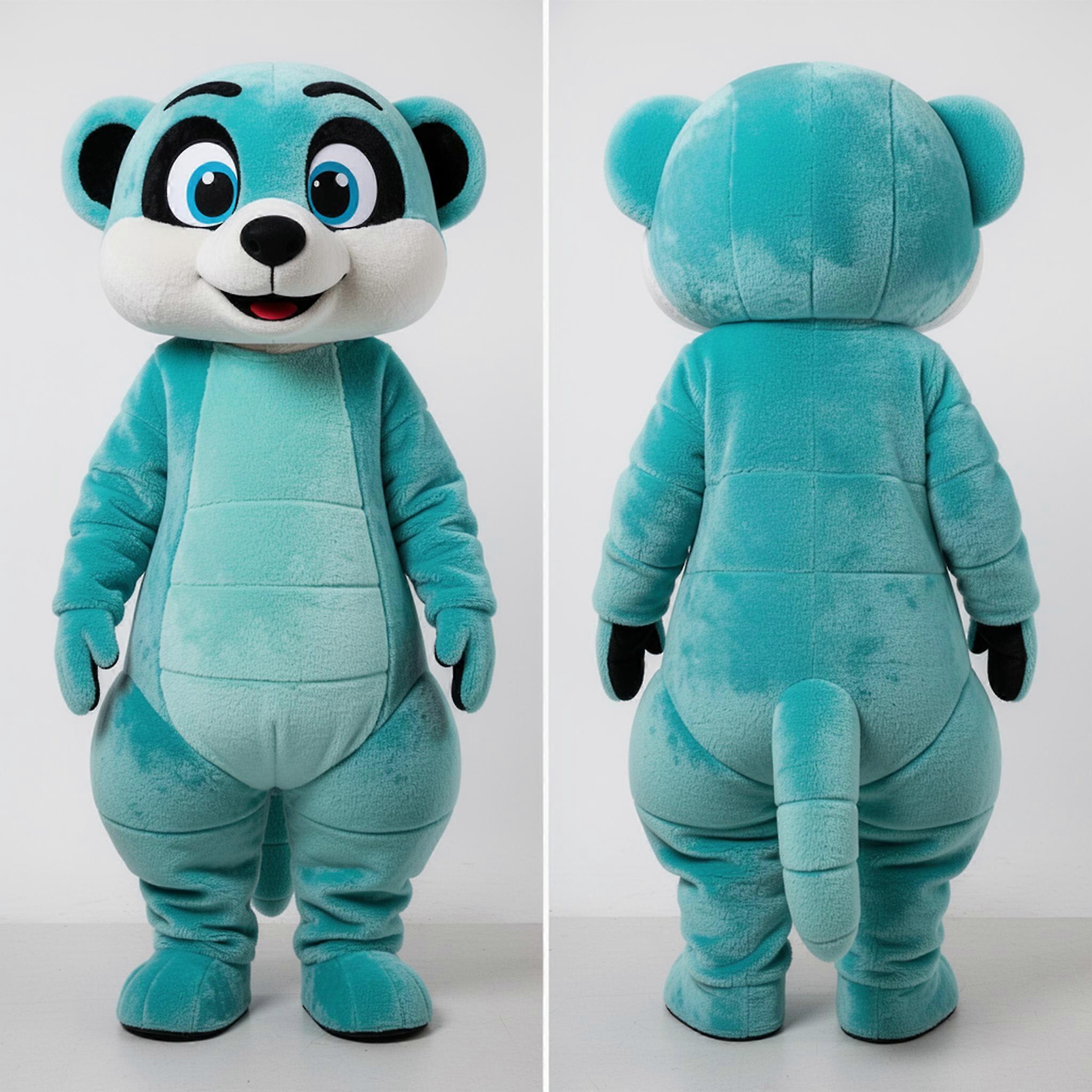 MASTICOT Turquoise Bomber Meerkat Mascot
