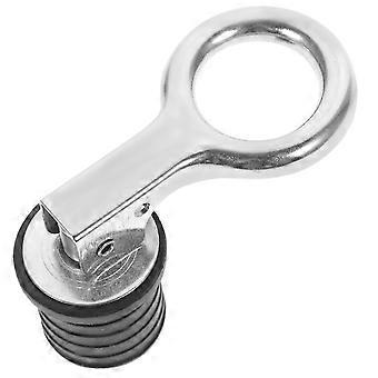 Edelstahl-Ablass-Schnappstopfen Boots-Ablassstopfen Deck-Ablassstopfen Edelstahl-Stopfen für Gummiboot