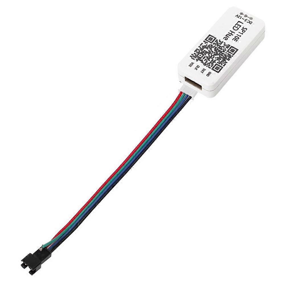 SP110E Mini Bluetooth Controller for 5-24V WS2811/WS2812B RGB LED Strips - Smart Music Sync App Control