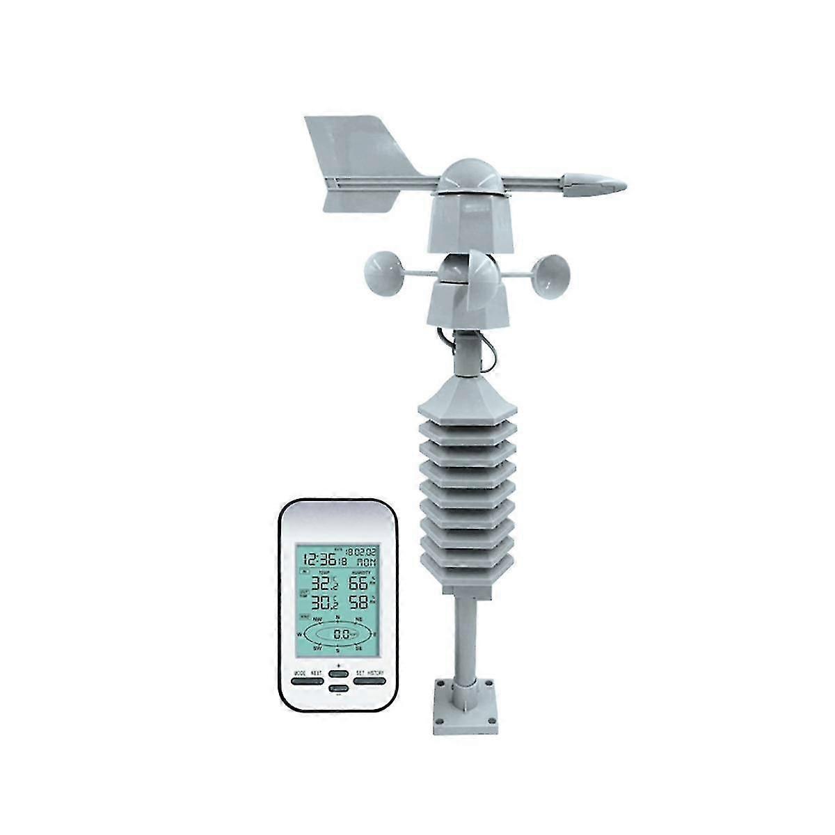 Professional Wireless Out Wind Speed Direction Sensor Digital Wind Temperature Humidity Meter