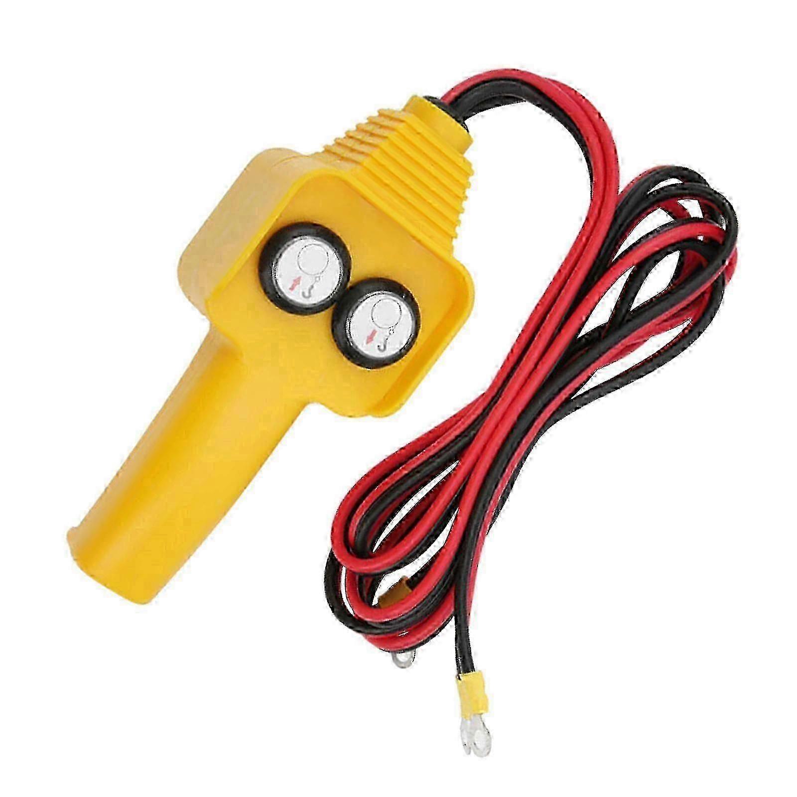 Wired Winch Control Handle 12V 24V Compatible Plastic Push Button Switch