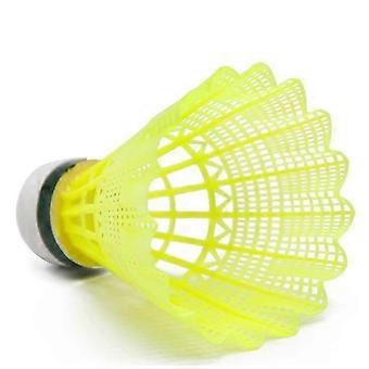 6 Pa Nylon Badminton Shuttlecos Birdies, Baseball/softball Batting Training High Speed Badminton Balls With Stable Durable, Ideal Hitting Practi