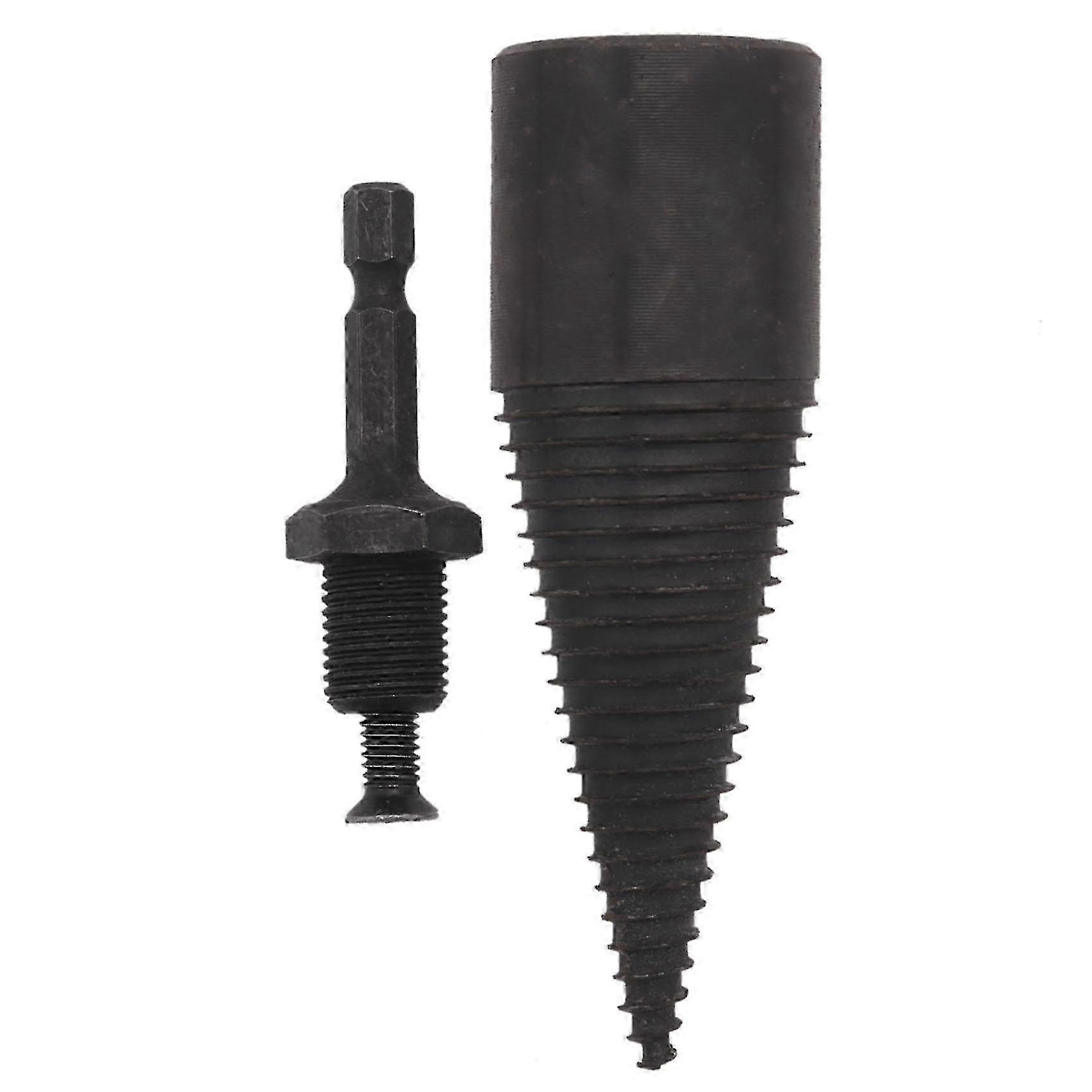 Hex Firewood Splitter Machine Drill Wood Cone Reamer Punch Driver Drill Bit Split Drilling