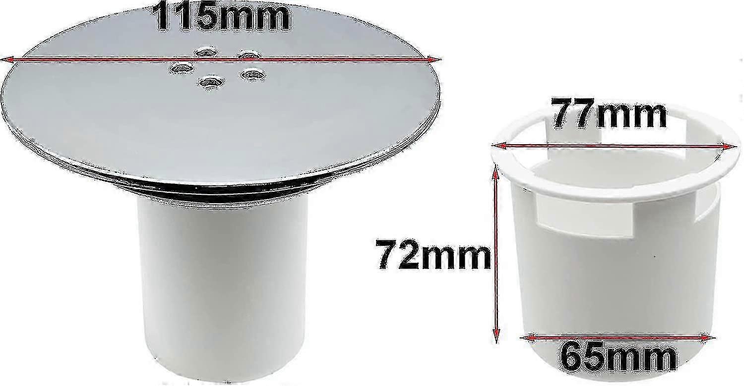 90mm Fast-Flow Shower Drain Cover