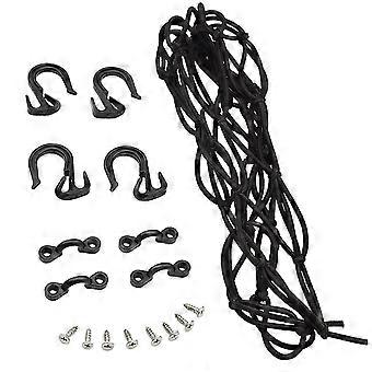 38cm Kayak Deck Net With Stainless Hooks
