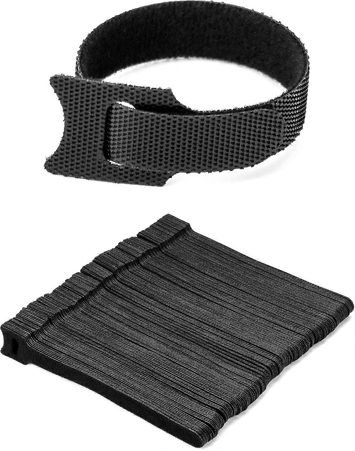 Cable Ties, Adjustable Reusable Straps Cable Wrap Cord Organizer (2set (200pcs))