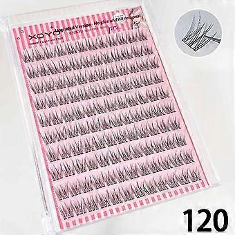 Schwarze, selbstklebende künstliche Wimpern, sanft, 11–13 mm, DIY-Wimpernverlängerung, Augen-Make-up, kein Kleber erforderlich, natürlich wirkende künstliche Wimpern für Partys