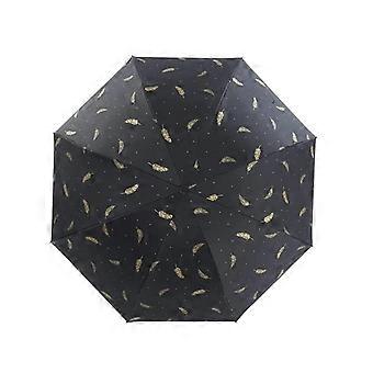 Travel Umbrella Lightweight Windproof UV Protection Compact Folding Design for Rain and Sun