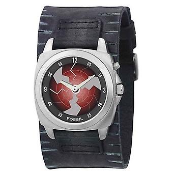 Fossil big tic watch for Unisex Analog Quartz with Cowhide Bracelet BG2058
