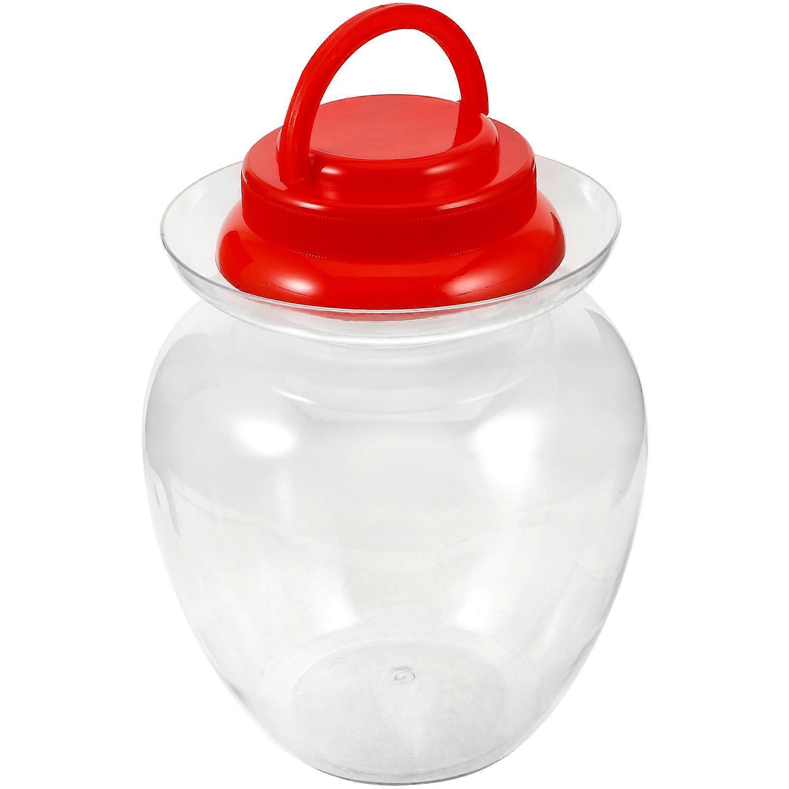Pickle Jar Reusable Clear Fermentation Jar for Storing 2.5L Vegetables